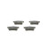 Brake Pad Set, disc brake BP1228 Bosch, Thumbnail 6