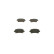 Brake Pad Set, disc brake BP1233 Bosch, Thumbnail 4