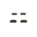 Brake Pad Set, disc brake BP1233 Bosch, Thumbnail 6