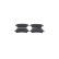 Brake Pad Set, disc brake BP1233 Bosch, Thumbnail 4