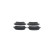 Brake Pad Set, disc brake BP1233 Bosch, Thumbnail 6