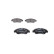 Brake Pad Set, disc brake BP1234 Bosch, Thumbnail 3