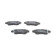 Brake Pad Set, disc brake BP1234 Bosch, Thumbnail 6