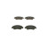 Brake Pad Set, disc brake BP1234 Bosch, Thumbnail 6
