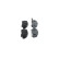 Brake Pad Set, disc brake BP1234 Bosch, Thumbnail 7