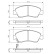 Brake Pad Set, disc brake BP1234 Bosch, Thumbnail 8