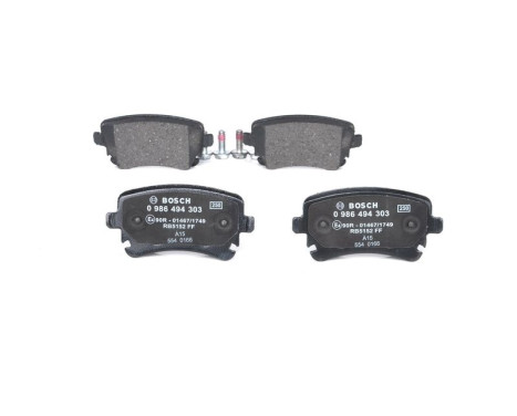 Brake Pad Set, disc brake BP1235 Bosch, Image 3