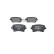 Brake Pad Set, disc brake BP1235 Bosch, Thumbnail 3