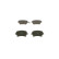 Brake Pad Set, disc brake BP1235 Bosch, Thumbnail 6