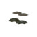 Brake Pad Set, disc brake BP1236 Bosch, Thumbnail 2