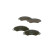 Brake Pad Set, disc brake BP1236 Bosch, Thumbnail 4