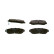 Brake Pad Set, disc brake BP1238 Bosch