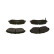 Brake Pad Set, disc brake BP1238 Bosch, Thumbnail 3