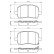 Brake Pad Set, disc brake BP1240 Bosch, Thumbnail 6
