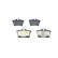 Brake Pad Set, disc brake BP1242 Bosch