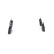 Brake Pad Set, disc brake BP1242 Bosch, Thumbnail 4