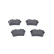 Brake Pad Set, disc brake BP1242 Bosch, Thumbnail 5