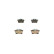 Brake Pad Set, disc brake BP1242 Bosch, Thumbnail 4