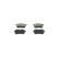 Brake Pad Set, disc brake BP1242 Bosch, Thumbnail 4