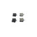Brake Pad Set, disc brake BP1242 Bosch, Thumbnail 7
