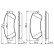 Brake Pad Set, disc brake BP1243 Bosch, Thumbnail 7