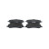 Brake Pad Set, disc brake BP1243 Bosch, Thumbnail 4