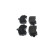 Brake Pad Set, disc brake BP1243 Bosch, Thumbnail 5