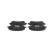 Brake Pad Set, disc brake BP1243 Bosch, Thumbnail 6