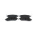 Brake Pad Set, disc brake BP1244 Bosch, Thumbnail 4