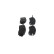 Brake Pad Set, disc brake BP1244 Bosch, Thumbnail 7