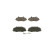 Brake Pad Set, disc brake BP1245 Bosch, Thumbnail 2