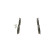 Brake Pad Set, disc brake BP1245 Bosch, Thumbnail 3