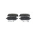 Brake Pad Set, disc brake BP1245 Bosch, Thumbnail 2