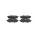 Brake Pad Set, disc brake BP1245 Bosch, Thumbnail 4