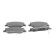 Brake Pad Set, disc brake BP1253 Bosch, Thumbnail 5