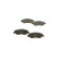 Brake Pad Set, disc brake BP1253 Bosch, Thumbnail 6