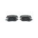 Brake Pad Set, disc brake BP1253 Bosch, Thumbnail 4