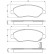Brake Pad Set, disc brake BP1253 Bosch, Thumbnail 8