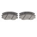 Brake Pad Set, disc brake BP1255 Bosch, Thumbnail 7