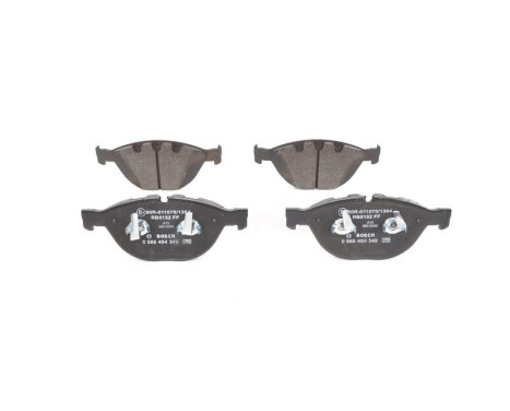 Brake Pad Set, disc brake BP1257 Bosch