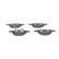 Brake Pad Set, disc brake BP1257 Bosch, Thumbnail 6