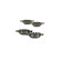 Brake Pad Set, disc brake BP1257 Bosch, Thumbnail 6