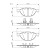 Brake Pad Set, disc brake BP1257 Bosch, Thumbnail 8