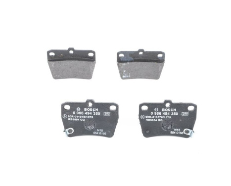 Brake Pad Set, disc brake BP1258 Bosch