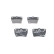 Brake Pad Set, disc brake BP1258 Bosch