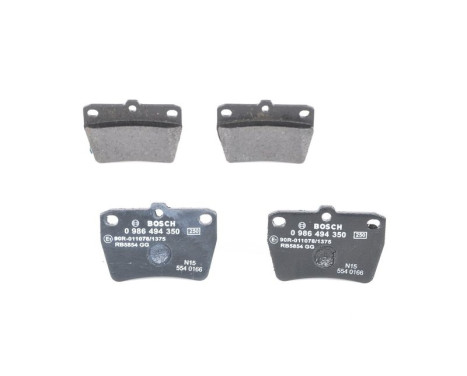 Brake Pad Set, disc brake BP1258 Bosch, Image 3