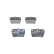 Brake Pad Set, disc brake BP1258 Bosch, Thumbnail 3