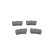 Brake Pad Set, disc brake BP1258 Bosch, Thumbnail 5