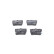 Brake Pad Set, disc brake BP1258 Bosch, Thumbnail 6