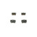 Brake Pad Set, disc brake BP1258 Bosch, Thumbnail 6